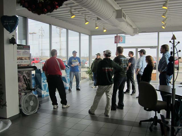 Rallymaster Gary Patrick attempts to teach the rookies everything they need to know about road rallying in 10 minutes.